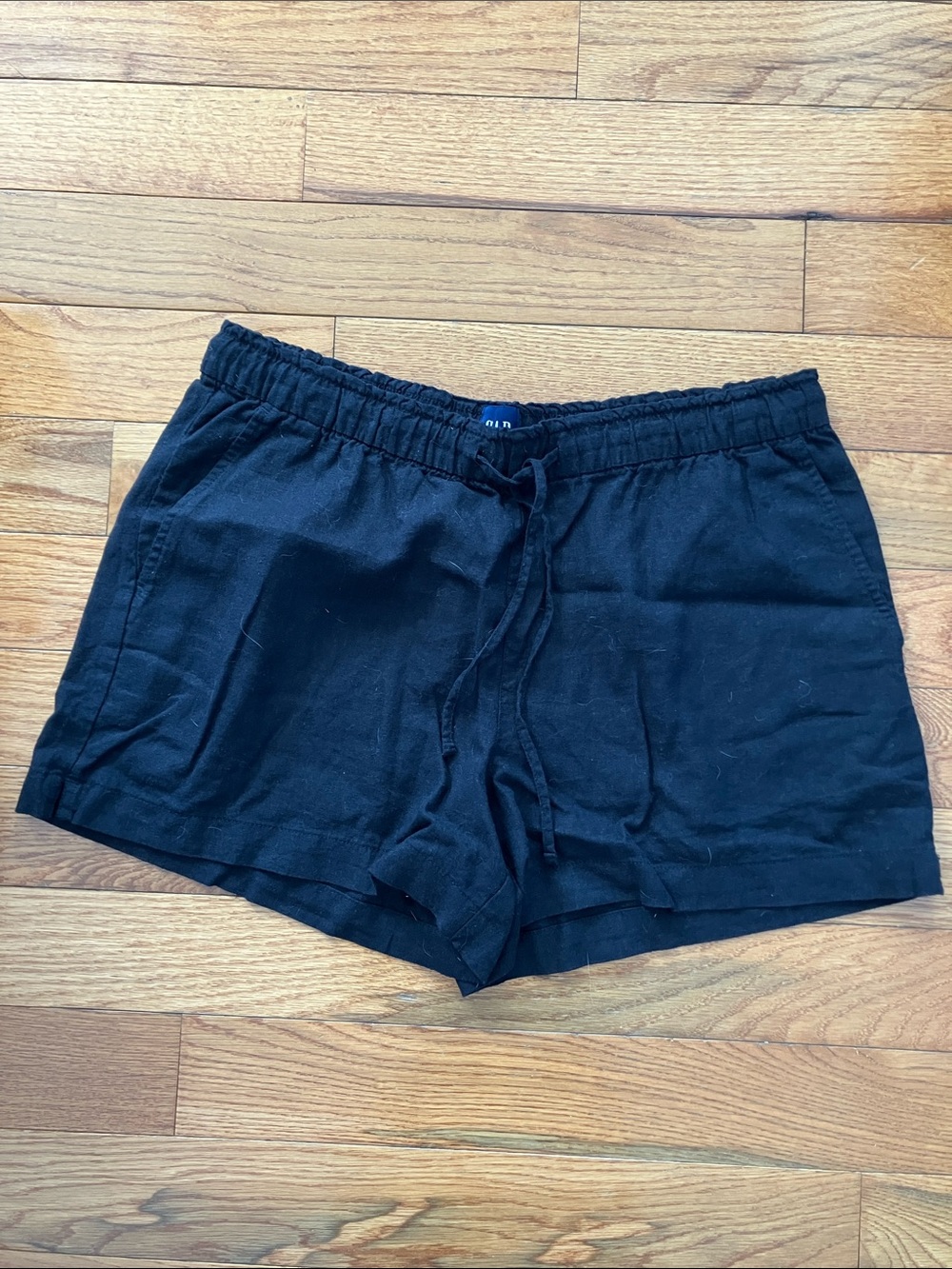 Gap Women’s Black Linen Shorts - Large